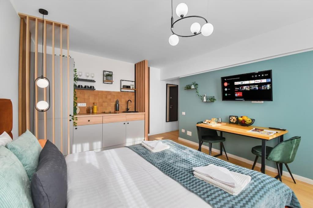 Mysa Modern Studio * Near Cismigiu Park * Netflix Bucarest Extérieur photo